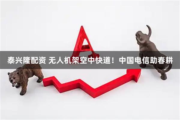 泰兴隆配资 无人机架空中快道！中国电信助春耕